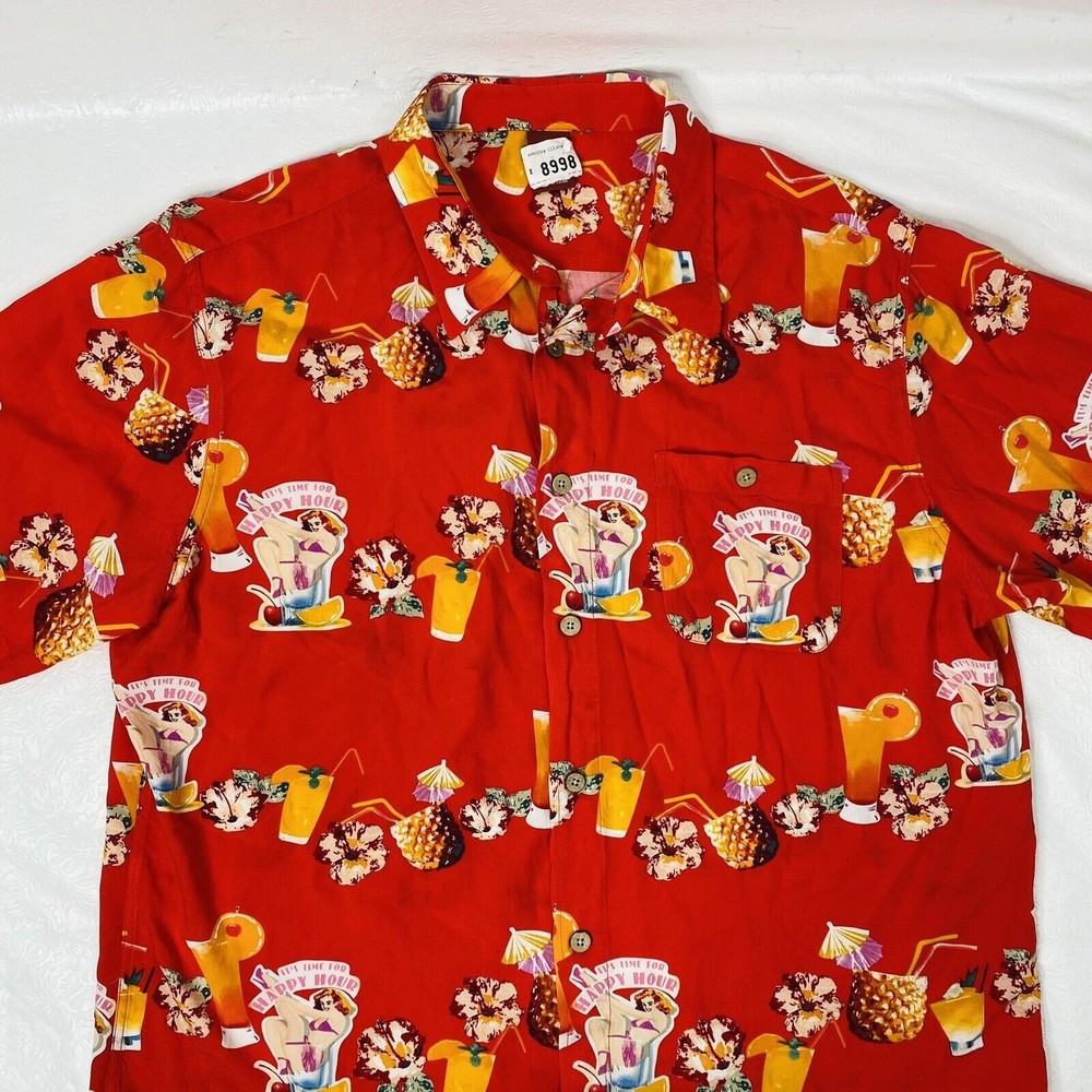 Junction West Size XXL Hawaiian Shirt Pin Up Girls